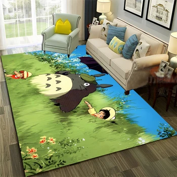 3D השכן שלי T-טוטורו קריקטורה אנימה השטיח השטיח הביתה הסלון, חדר השינה ספה שטיח תפאורה,ילד שטיח החלקה שטיח הרצפה