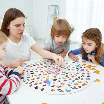 ילדים מצחיק צעצועים ההורים משחקי שולחן פנס לחפש את לוח משחקי האימון מוקדם ילדים חינוך אינטראקציה